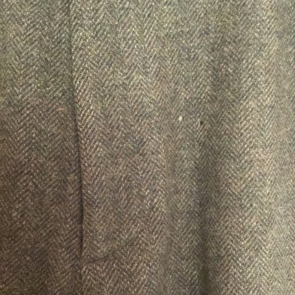 Polo Ralph Lauren 36x34 Wool Herringbone Cargo Field Pants Olive Green AS IS